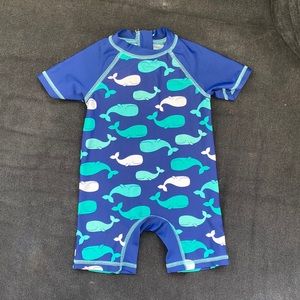 Whale Toddler Swimsuit UPF 50